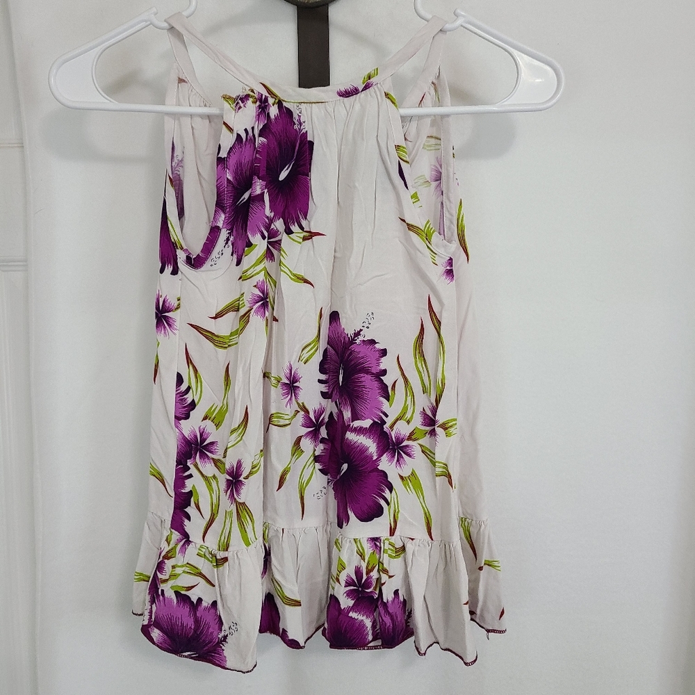 Aloha Fashion Woman's Summer Tanktop, Size: Small Color: White